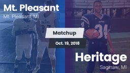 Matchup: Mt. Pleasant High vs. Heritage  2018
