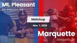 Matchup: Mt. Pleasant High vs. Marquette  2020