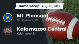 Recap: Mt. Pleasant  vs. Kalamazoo Central  2022