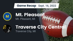 Recap: Mt. Pleasant  vs. Traverse City Central  2022