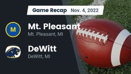 Recap: Mt. Pleasant  vs. DeWitt  2022