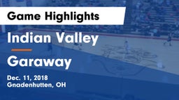 Indian Valley  vs Garaway  Game Highlights - Dec. 11, 2018