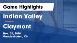 Indian Valley  vs Claymont  Game Highlights - Nov. 20, 2020