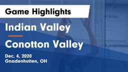 Indian Valley  vs Conotton Valley  Game Highlights - Dec. 4, 2020