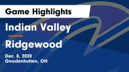 Indian Valley  vs Ridgewood  Game Highlights - Dec. 8, 2020