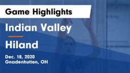 Indian Valley  vs Hiland  Game Highlights - Dec. 18, 2020