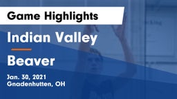 Indian Valley  vs Beaver  Game Highlights - Jan. 30, 2021