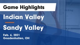 Indian Valley  vs Sandy Valley  Game Highlights - Feb. 6, 2021