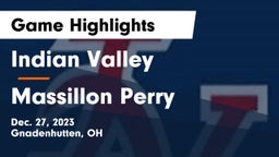 Indian Valley  vs Massillon Perry  Game Highlights - Dec. 27, 2023