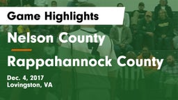 Nelson County  vs Rappahannock County  Game Highlights - Dec. 4, 2017
