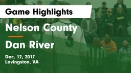 Nelson County  vs Dan River Game Highlights - Dec. 12, 2017