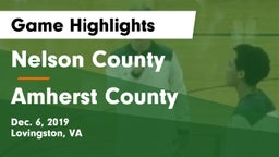 Nelson County  vs Amherst County  Game Highlights - Dec. 6, 2019
