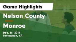 Nelson County  vs Monroe  Game Highlights - Dec. 16, 2019