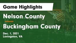 Nelson County  vs Buckingham County  Game Highlights - Dec. 1, 2021
