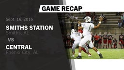 Recap: Smiths Station  vs. Central  2016