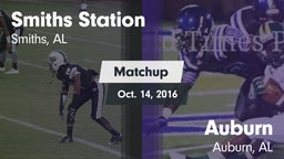 Matchup: Smiths Station High vs. Auburn  2016