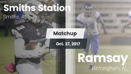 Matchup: Smiths Station High vs. Ramsay  2017