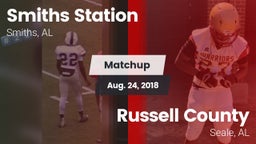 Matchup: Smiths Station High vs. Russell County  2018