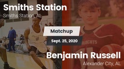 Matchup: Smiths Station High vs. Benjamin Russell  2020