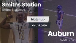 Matchup: Smiths Station High vs. Auburn  2020