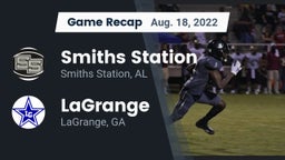 Recap: Smiths Station  vs. LaGrange  2022