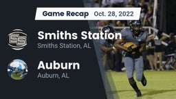Recap: Smiths Station  vs. Auburn  2022