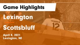Lexington  vs Scottsbluff  Game Highlights - April 8, 2021