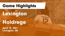 Lexington  vs Holdrege  Game Highlights - April 15, 2021