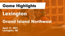 Lexington  vs Grand Island Northwest  Game Highlights - April 17, 2021