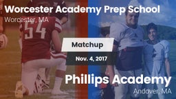 Matchup: Worcester Academy vs. Phillips Academy  2017