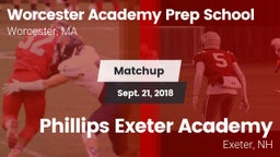 Matchup: Worcester Academy vs. Phillips Exeter Academy  2018