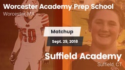 Matchup: Worcester Academy vs. Suffield Academy 2018