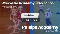 Matchup: Worcester Academy vs. Phillips Academy 2019