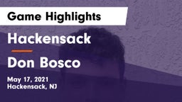 Hackensack  vs Don Bosco Game Highlights - May 17, 2021