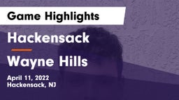 Hackensack  vs Wayne Hills  Game Highlights - April 11, 2022