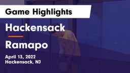 Hackensack  vs Ramapo  Game Highlights - April 13, 2022