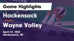 Hackensack  vs Wayne Valley  Game Highlights - April 22, 2022