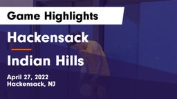 Hackensack  vs Indian Hills  Game Highlights - April 27, 2022
