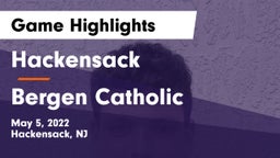 Hackensack  vs Bergen Catholic  Game Highlights - May 5, 2022