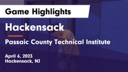 Hackensack  vs Passaic County Technical Institute Game Highlights - April 6, 2023