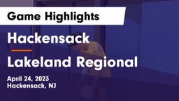 Hackensack  vs Lakeland Regional  Game Highlights - April 24, 2023