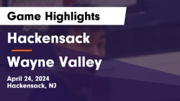 Hackensack  vs Wayne Valley  Game Highlights - April 24, 2024
