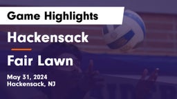 Hackensack  vs Fair Lawn  Game Highlights - May 31, 2024