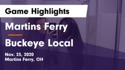 Martins Ferry  vs Buckeye Local Game Highlights - Nov. 23, 2020