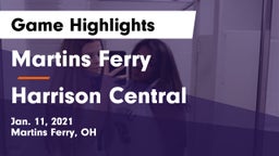 Martins Ferry  vs Harrison Central  Game Highlights - Jan. 11, 2021