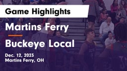 Martins Ferry  vs Buckeye Local  Game Highlights - Dec. 12, 2023