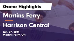 Martins Ferry  vs Harrison Central  Game Highlights - Jan. 27, 2024