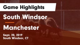 South Windsor  vs Manchester  Game Highlights - Sept. 20, 2019