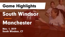 South Windsor  vs Manchester  Game Highlights - Nov. 1, 2019