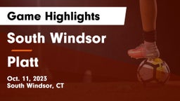 South Windsor  vs Platt  Game Highlights - Oct. 11, 2023
